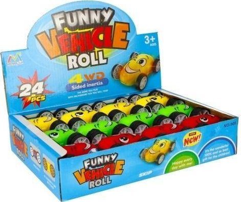 Mega Creative -MC AUTO 2STR P/B 7CM MIX3 BUZKI DISP 24/864