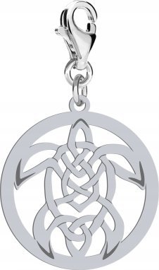 Radziszewska Jewellery Srebrny Charms ŻÓŁW DEDYKACJA GRATIS