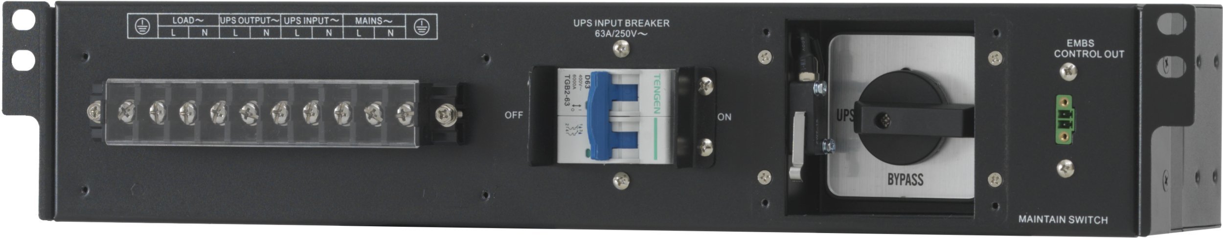 UPS Online USV 19" obejście rewizyjne 6 - 10kVA, 1/1