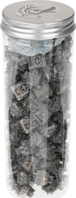 Ducky Ducky Kailh Midnight Pro Switches, mechanisch, 5-Pin, linear, MX-Stem, 45g - 110 Stück