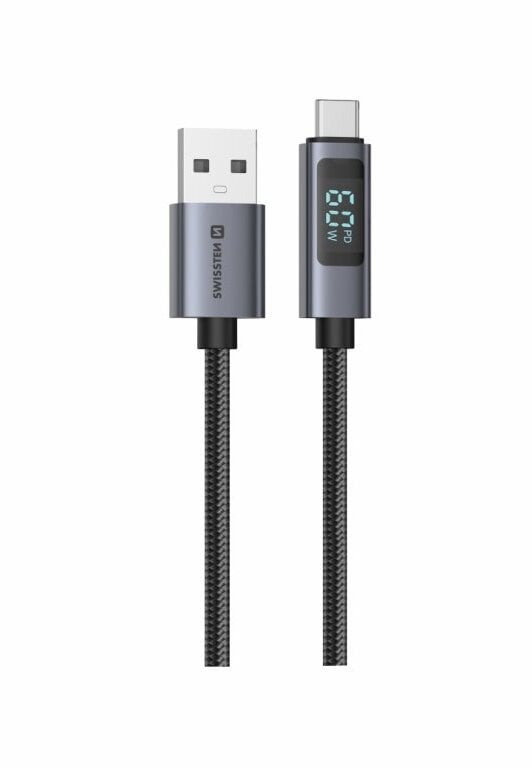 Swissten LCD Cable USB - USB-C 1m