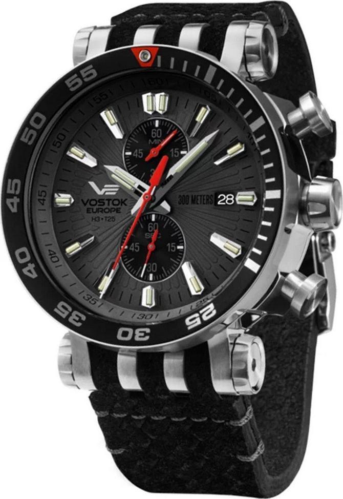 Zegarek Vostok Europe Zegarek męski Vostok VK61/575A588 Energia Chrono Line