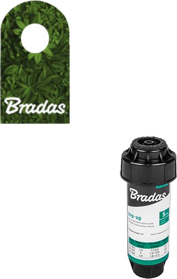Bradas Zraszacz wynurzalny 2" / 5cm z dyszą 360 stopni Bradas 5076