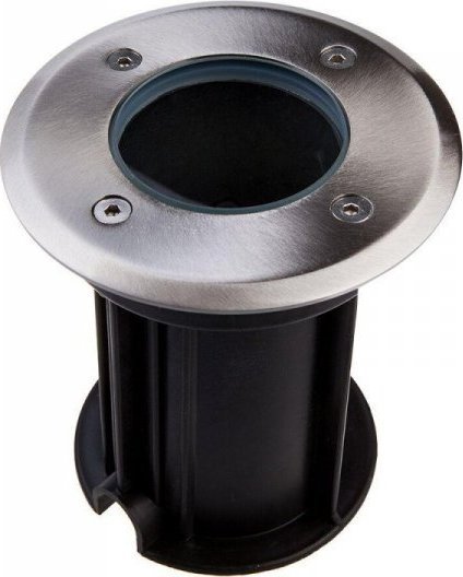 V-TAC Oprawa Gruntowa Najazdowa Okrągła Stal Szczotkowana GU10 IP65 V-TAC VT-7677