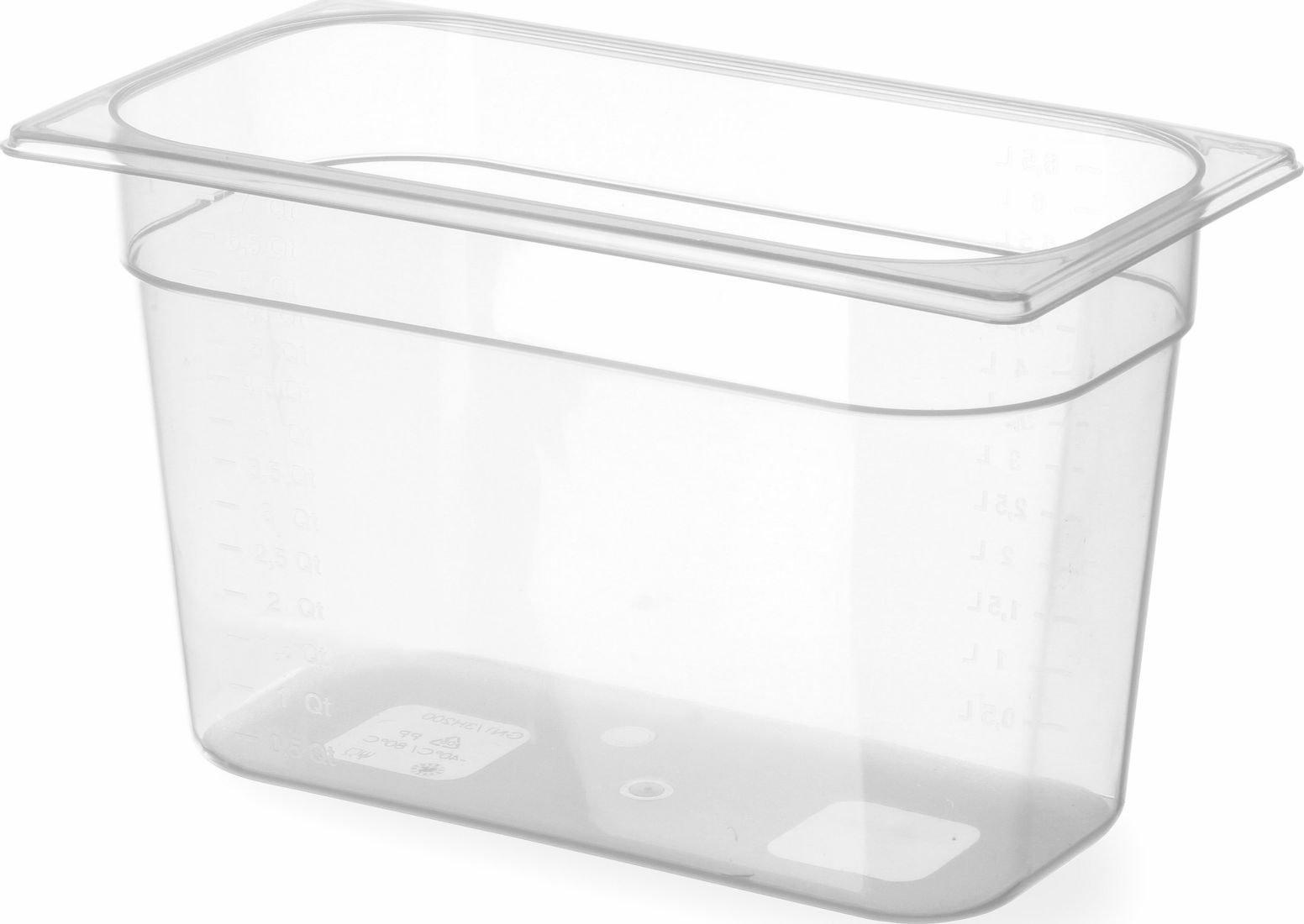 Hendi Pojemnik gastronomiczny z polipropylenu GN 1/3 wys. 100 mm - Hendi 880227 Pojemnik gastronomiczny z polipropylenu GN 1/3 wys. 100 mm - Hendi 880