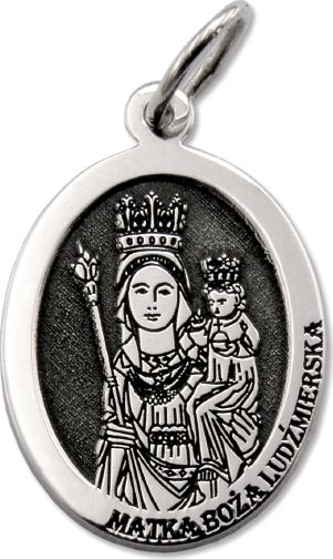 WĘC - Twój Jubiler Medalik srebrny z wizerunkiem Matki Bożej Ludźmierskiej MED-MBL-01