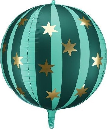 Balon foliowy Piłka w gwiazdki 75cm zielony