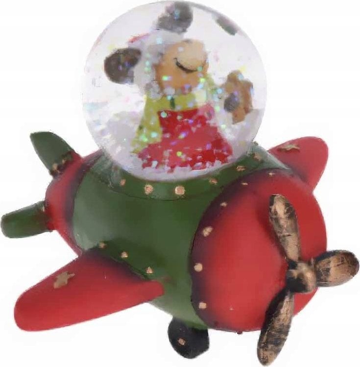 Świąteczny pojazd ze śnieżną kulą