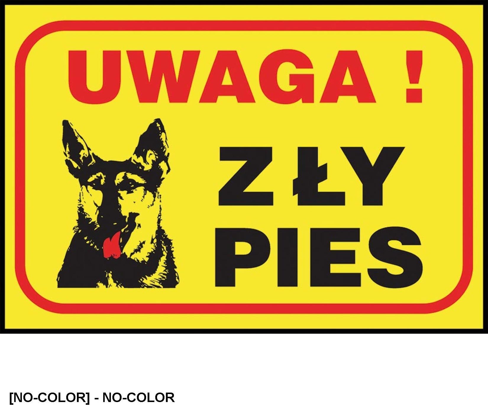R.E.I.S. Z-R79 - Znak Uwaga! Zły pies.