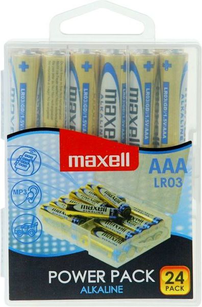 Maxell Bateria Power AAA / R03 24 szt.