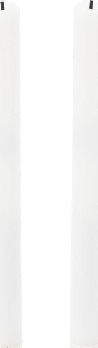 Woskowane świece stołowe z LED, 25 cm