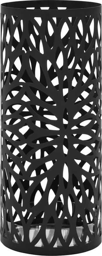 Elior Czarny ażurowy stojak na parasole - Kaspo