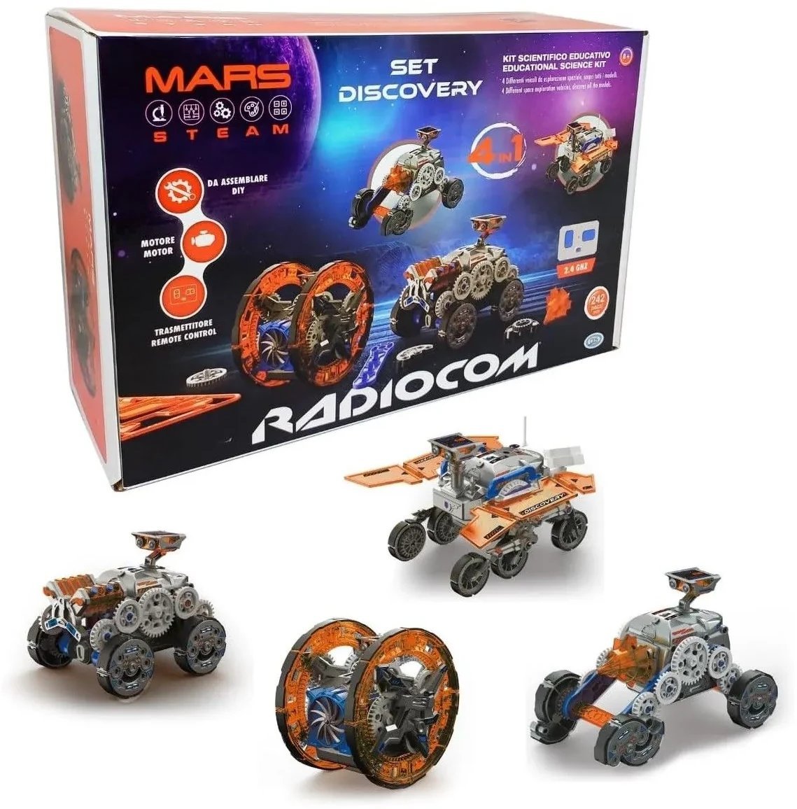 MARS TOY CONSTRUCTOR MARS RADIOCOM 4IN1 40966