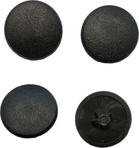 MT3CH Niska żaślepka maskujuąca do wkrętów SPAX PZ2 bit gniazdo krzyżak wciskana Czarna