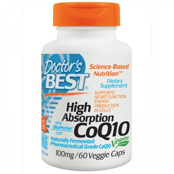 DOCTORS BEST High Absorption CoQ10 100mg 60 kapsułek