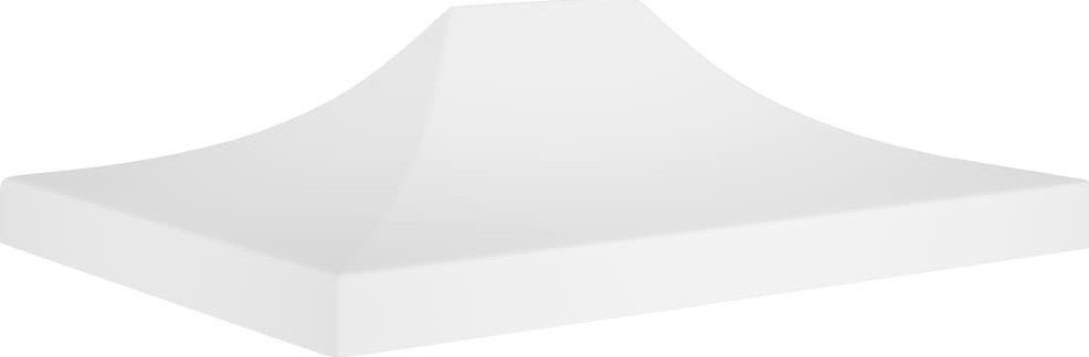 vidaXL Dach do namiotu imprezowego, 4 x 3 m, biały, 270 g/m