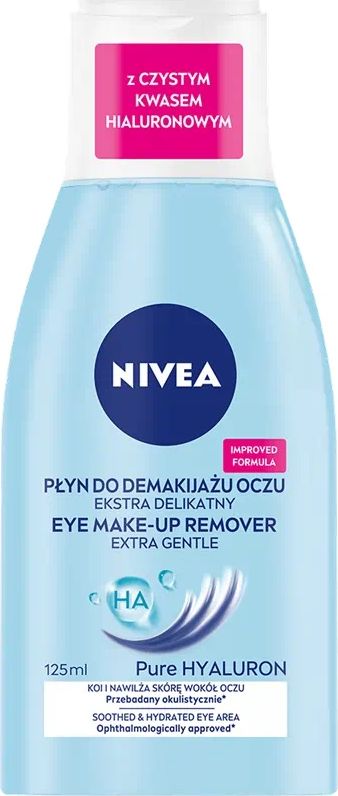 Nivea Ekstra delikatny Płyn do demakijażu oczu 125ml