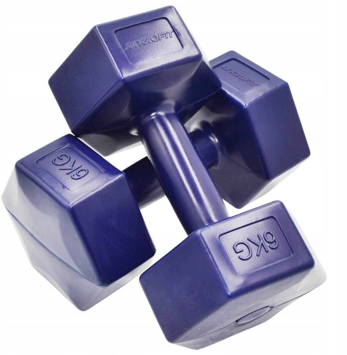 Enero ZESTAW HANTLI KOMPOZYTOWYCH 2x6 KG FIT