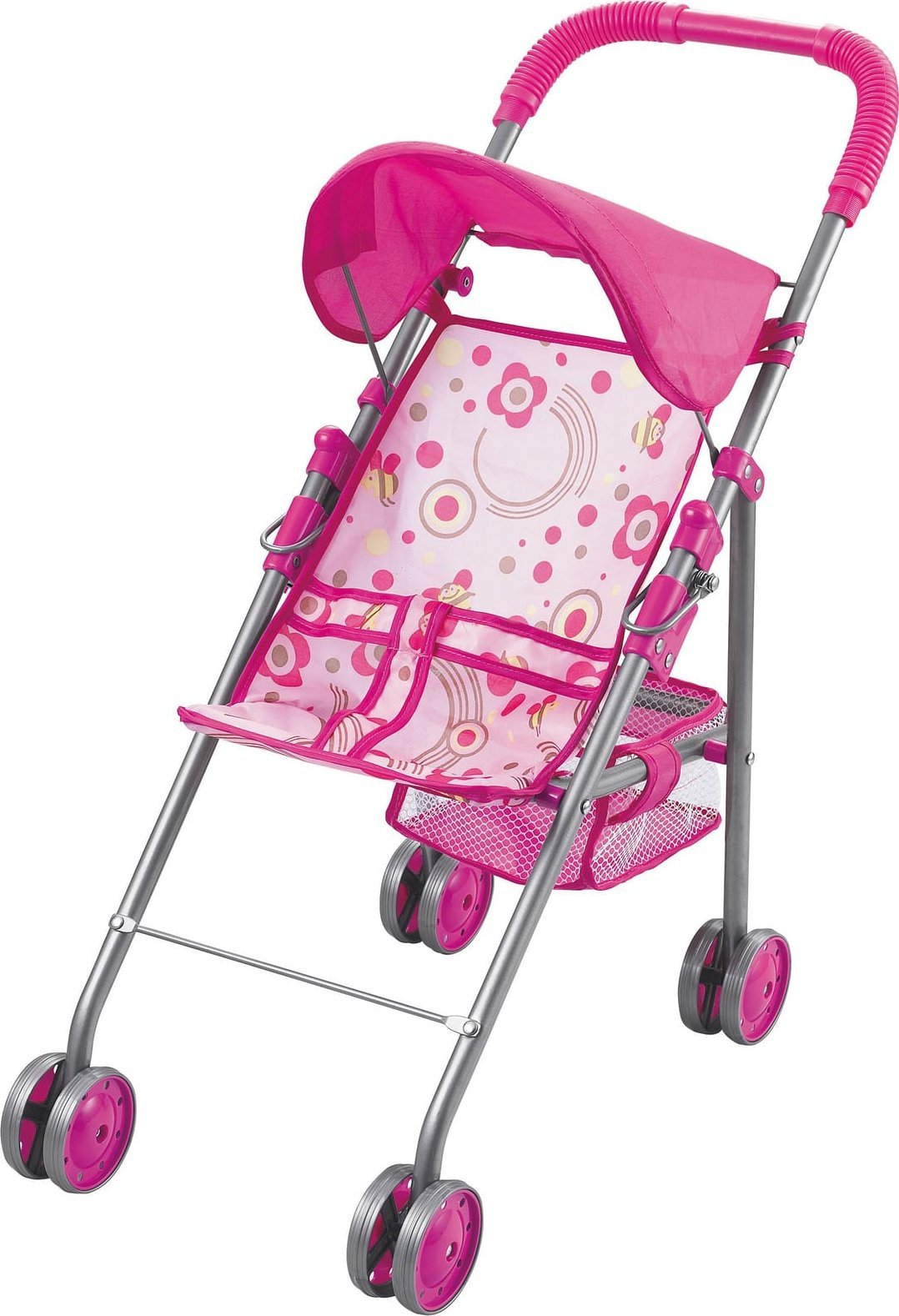 Trifox WÓZEK DLA LALEK SPACEROWY Z DASZKIEM 1szt