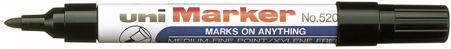 Uni Mitsubishi Pencil Marker 520F czarny (UN5012)