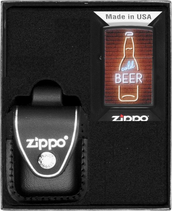 Zestaw ZIPPO Zapalniczka BEER DESIGN Prezentowy No3