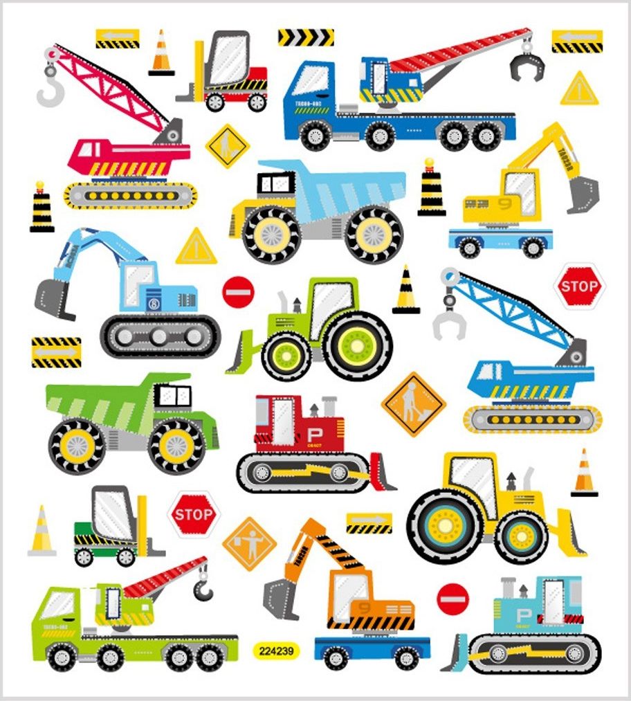 Creativ Company Naklejki Pojazdy Budowy