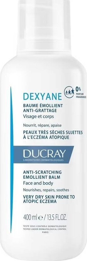 Ducray Dexyane Emolientowy balsam zmiękczający przeciw swędzeniu, 400 ml