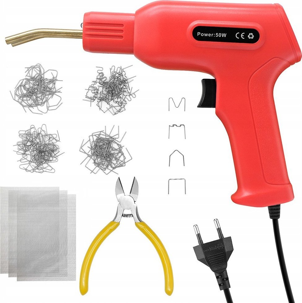 Rosfix SPAWARKA ZSZYWACZ DO PLASTIKU 200 + SIATKA ZESTAW