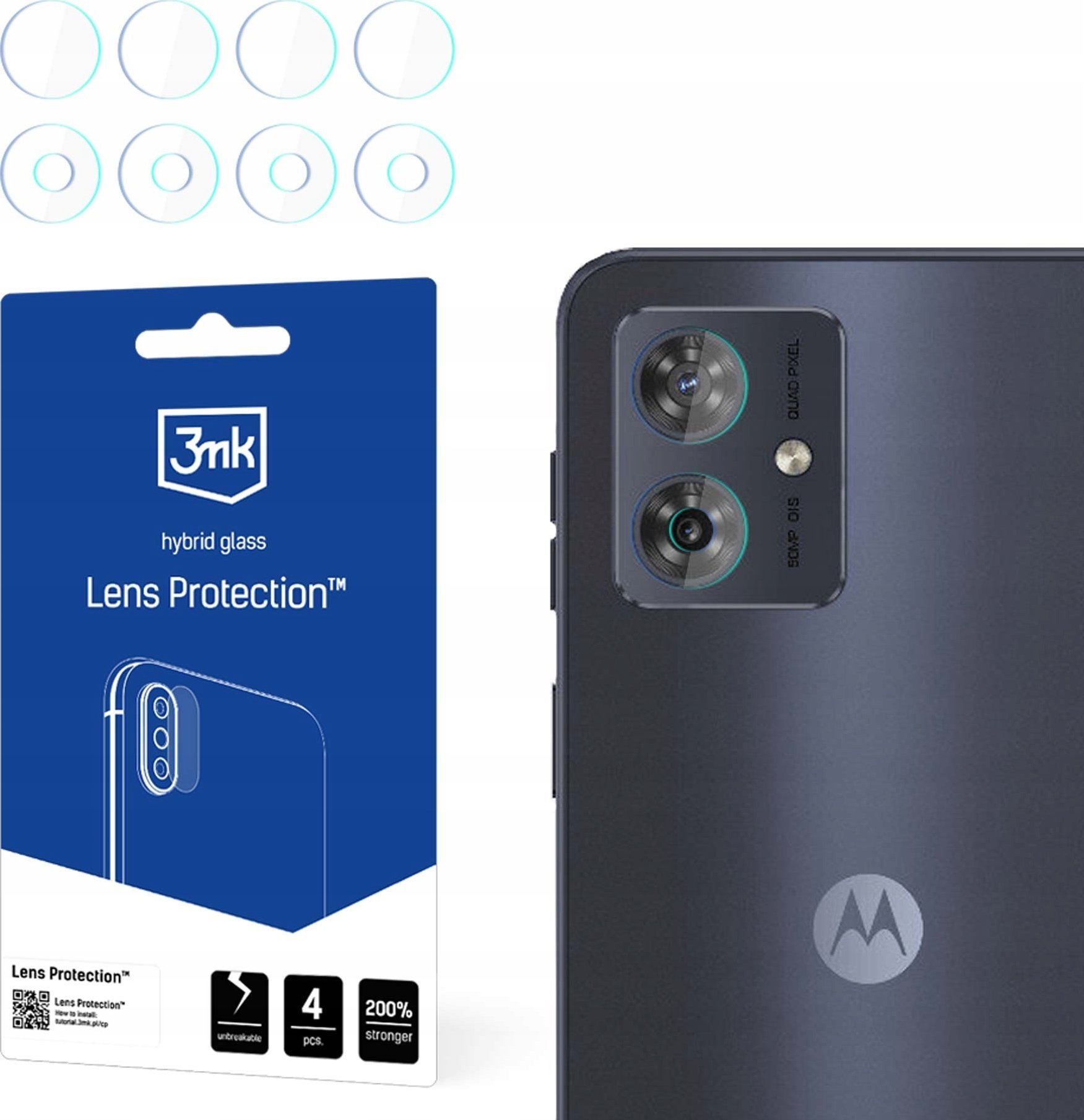 3MK 3MK Lens Protect Tecno Pova 6 Neo Ochrona na obiektyw aparatu 4szt.