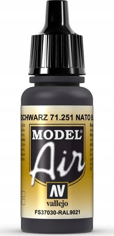 Vallejo Vallejo: 71.251 - Model Air - NATO Black (17 ml)