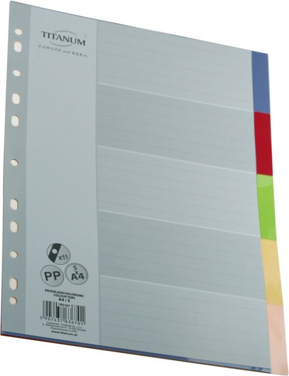 Titanum Przekladka A4 5KOL PP IK05