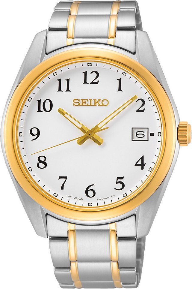 Zegarek Seiko Zegarek męski Seiko SUR460P1 srebrny