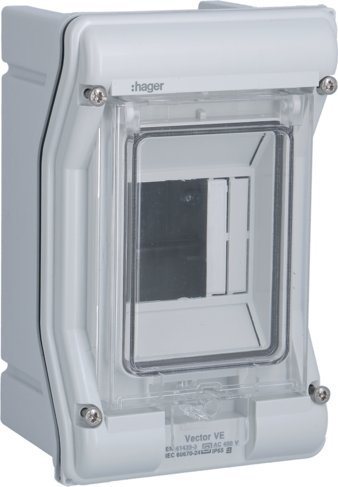 Hager Rozdzielnica modułowa 1x3 natynkowa IP65 Vector VE103SN