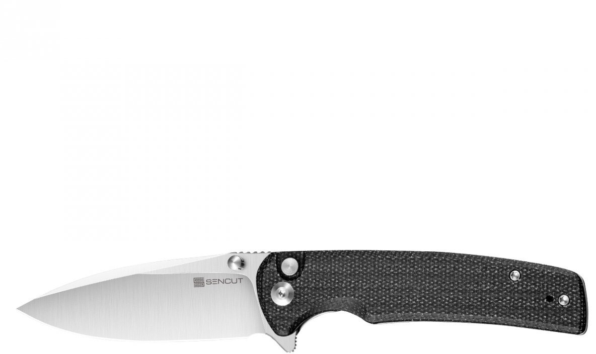 Sencut by We Knife Nóż składany Sachse S21007-1 black micarta