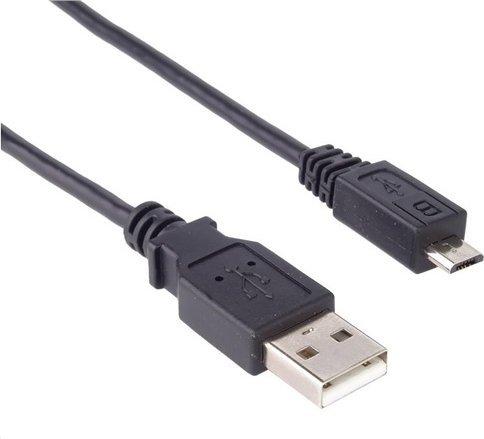 Kabel USB PremiumCord USB-A - microUSB 2 m Czarny (296010320963)