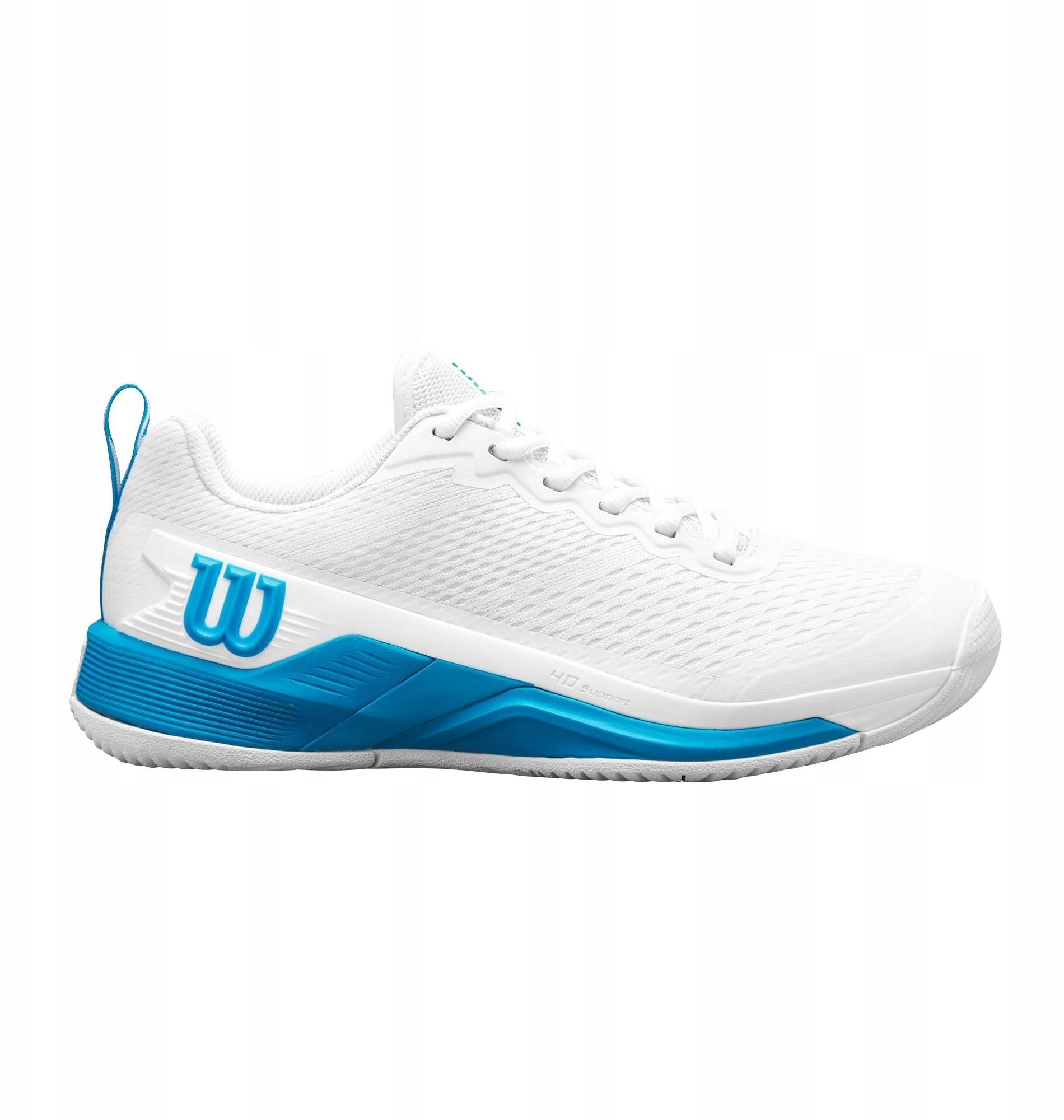 Netex WILSON tenisowy obuwie męskie RUSH PRO 4.5 OZ White / White / Atomic Blue WRS335010E105 (0097512844383)