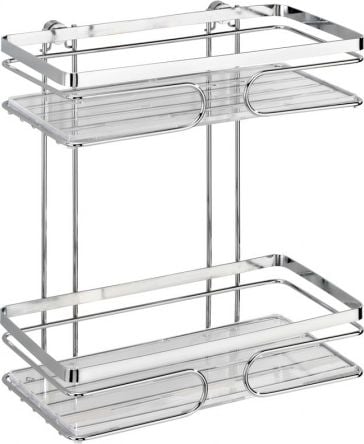 Koszyk prysznicowy Wenko stojak prysznicowy Premium 24 x 27 x 13,5 cm chrom srebrny