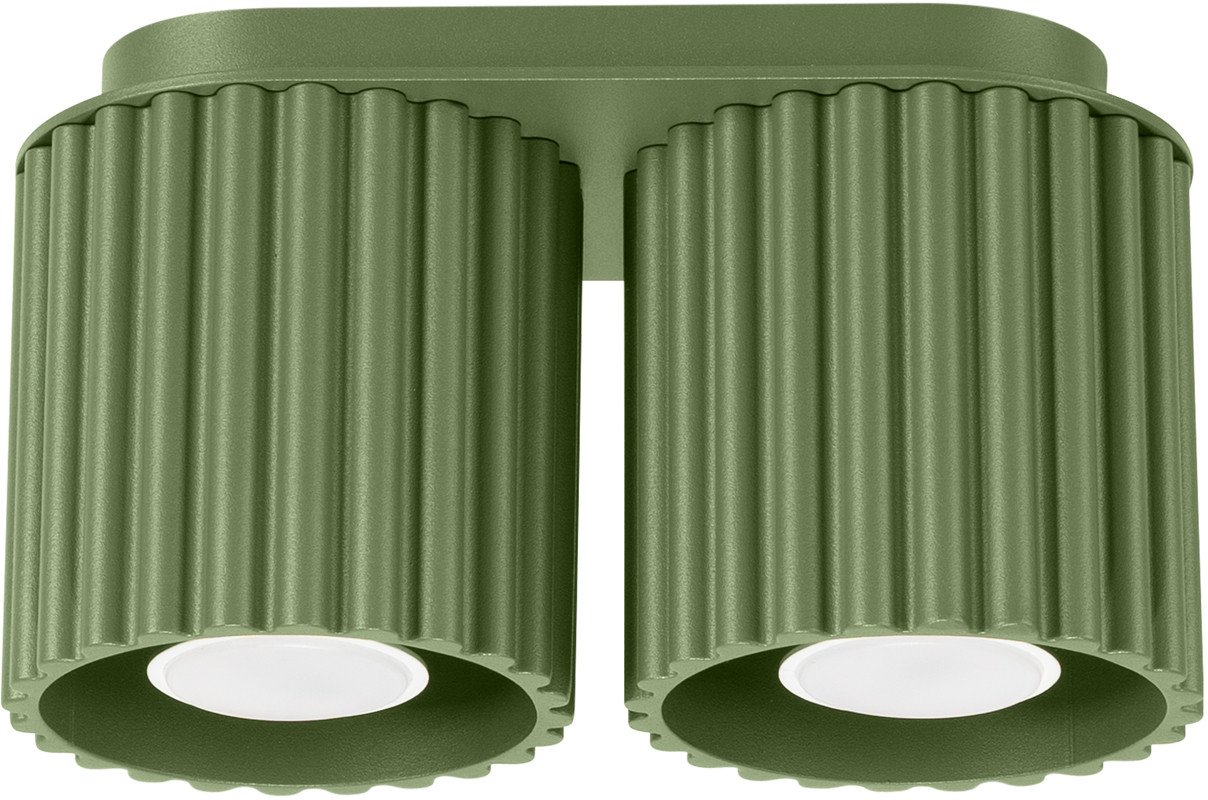 Plafon Aura 2 Zielony Oliwkowy Gu10 Gu10 10W Sollux Lighting