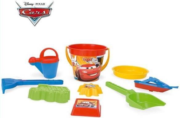 Wader KOMPLET DO PIASKU 9 ELEMENTOWY CARS 77635