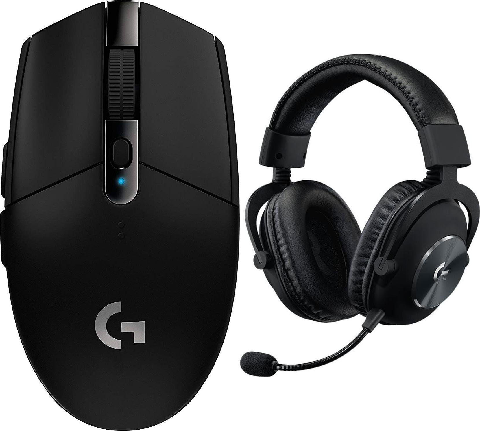 Mysz Logitech G305 Lightspeed Czarna (910-005282) + G Pro X Czarne (981-000818)