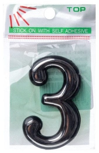 DOOR NUMBER CR 3 PLASTM