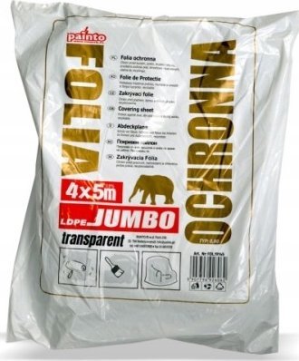 Folia malarska Painto FOLIA MALARSKA 4*5 JUMBO GRUBA TRANSPARENTNA