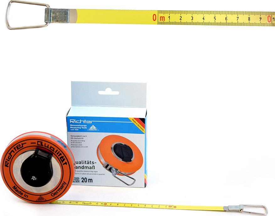 Richter Ruletka stalowa lakierowana w kapslu RICHTER 308GP 20m