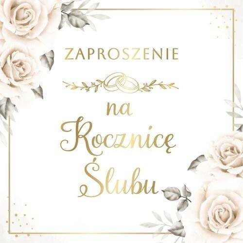 Zaproszenie Rocznica Ślubu (10szt)
