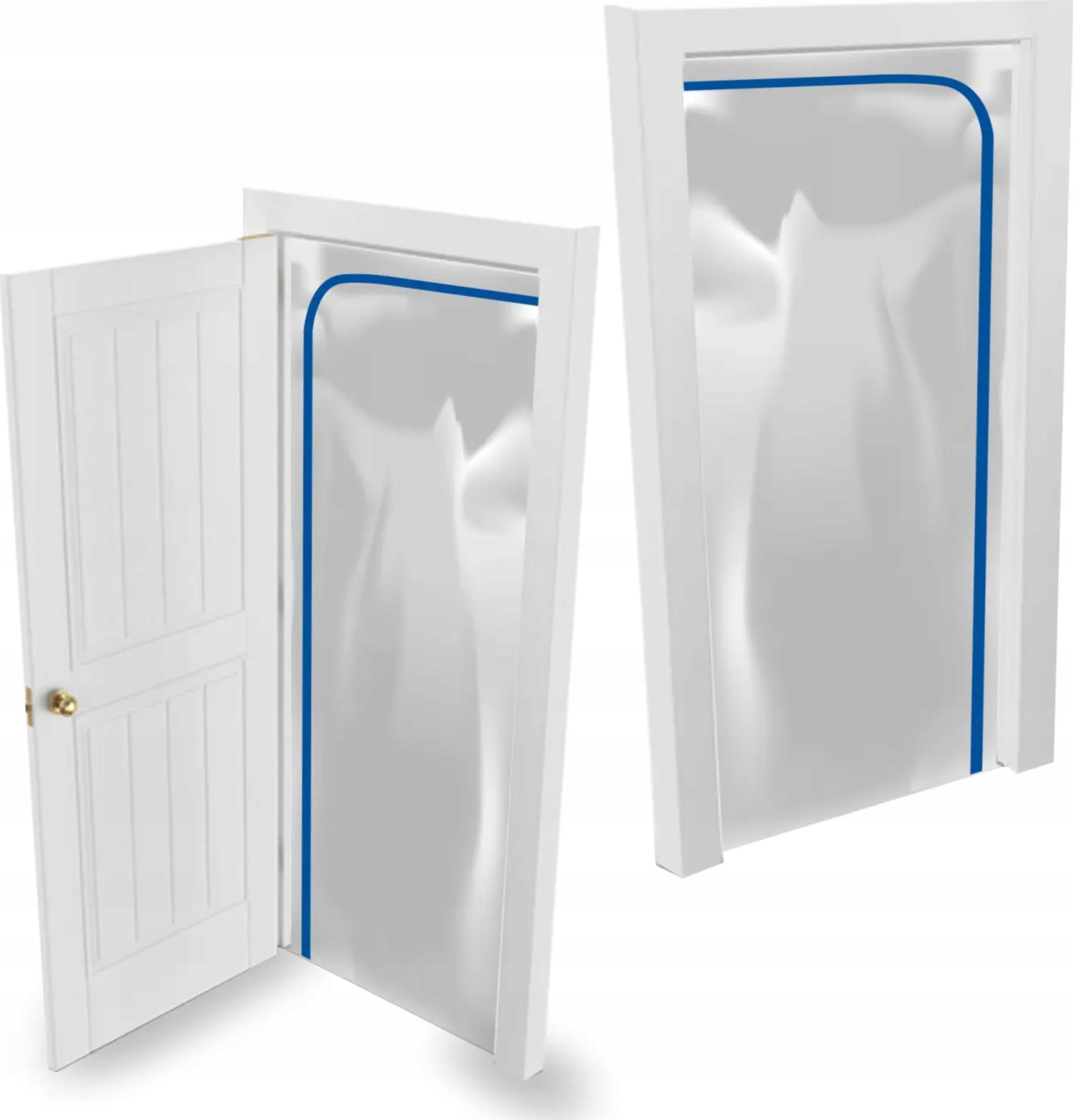 Dedra Kurtyna przeciwpyłowa 120x220cm, zamek błyskawiczny