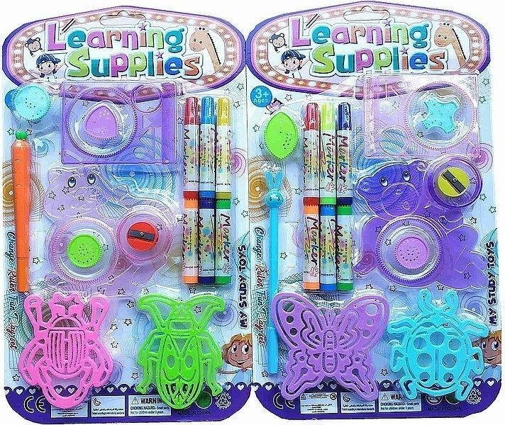 Zestaw do kolorowania, z flamastrami 15el MIX