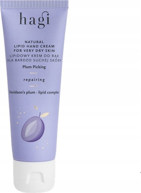 Hagi HAGI NATURALNY LIPIDOWY KREM DO RĄK DLA BARDZO SUCHEJ SKÓRY NA ŚLIWKI