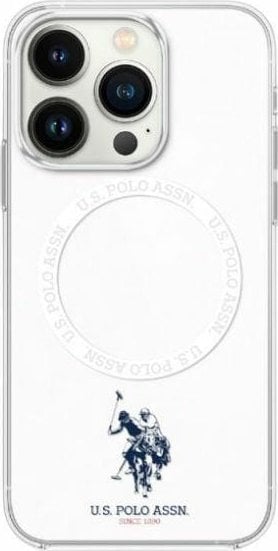U.S. Polo Assn US Polo USHMP16SHOCLDPW iPhone 16 6.1" biały/white IML Ring MagSafe