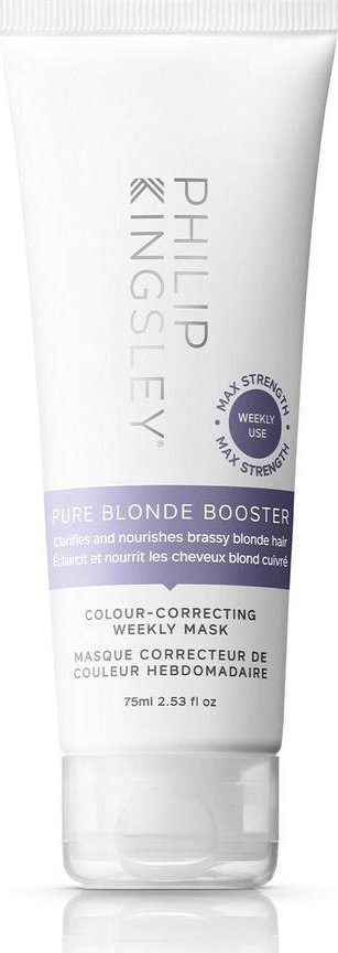 Philip Kingsley Philip Kingsley, Pure Blonde Booster, Hair Treatment Cream Mask, Moisturizing & Clarifying, Weekly, 75 ml For Women