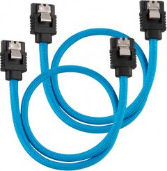 Corsair SATA - SATA, 0.3m, Niebieski (ZUAD-1047)